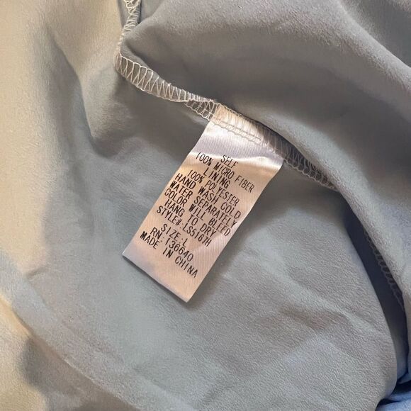 Blue white crochet midi skirt - Picture 2 of 8